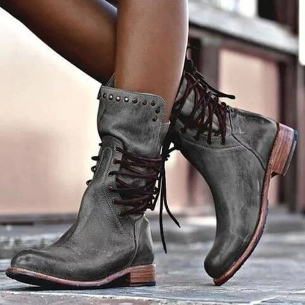 Cíes — Botas vintage con cordones