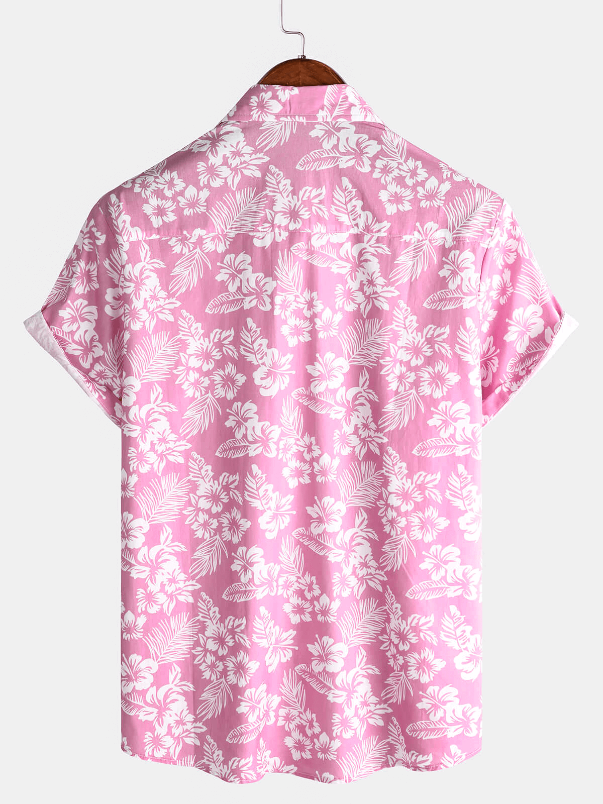 Fabián · Camisa hawaiana floral de manga corta