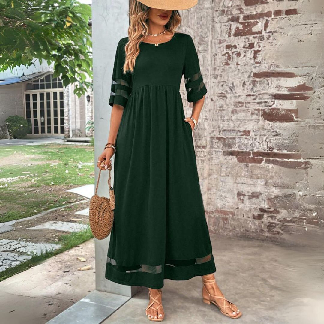 Aura — Vestido midi favorecedor