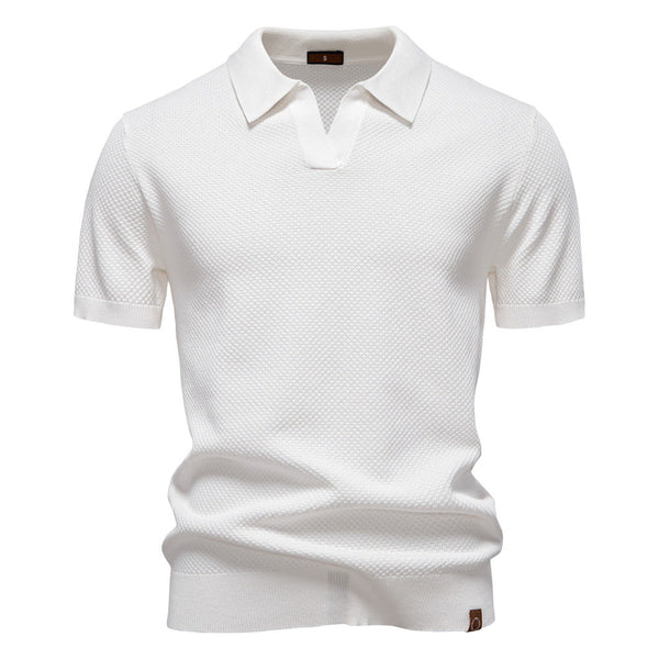 Polo elegante de manga corta