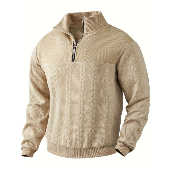 Chaqueta de punto con cremallera