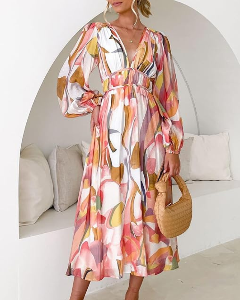 Celine | Vestido femenino con estampado floral
