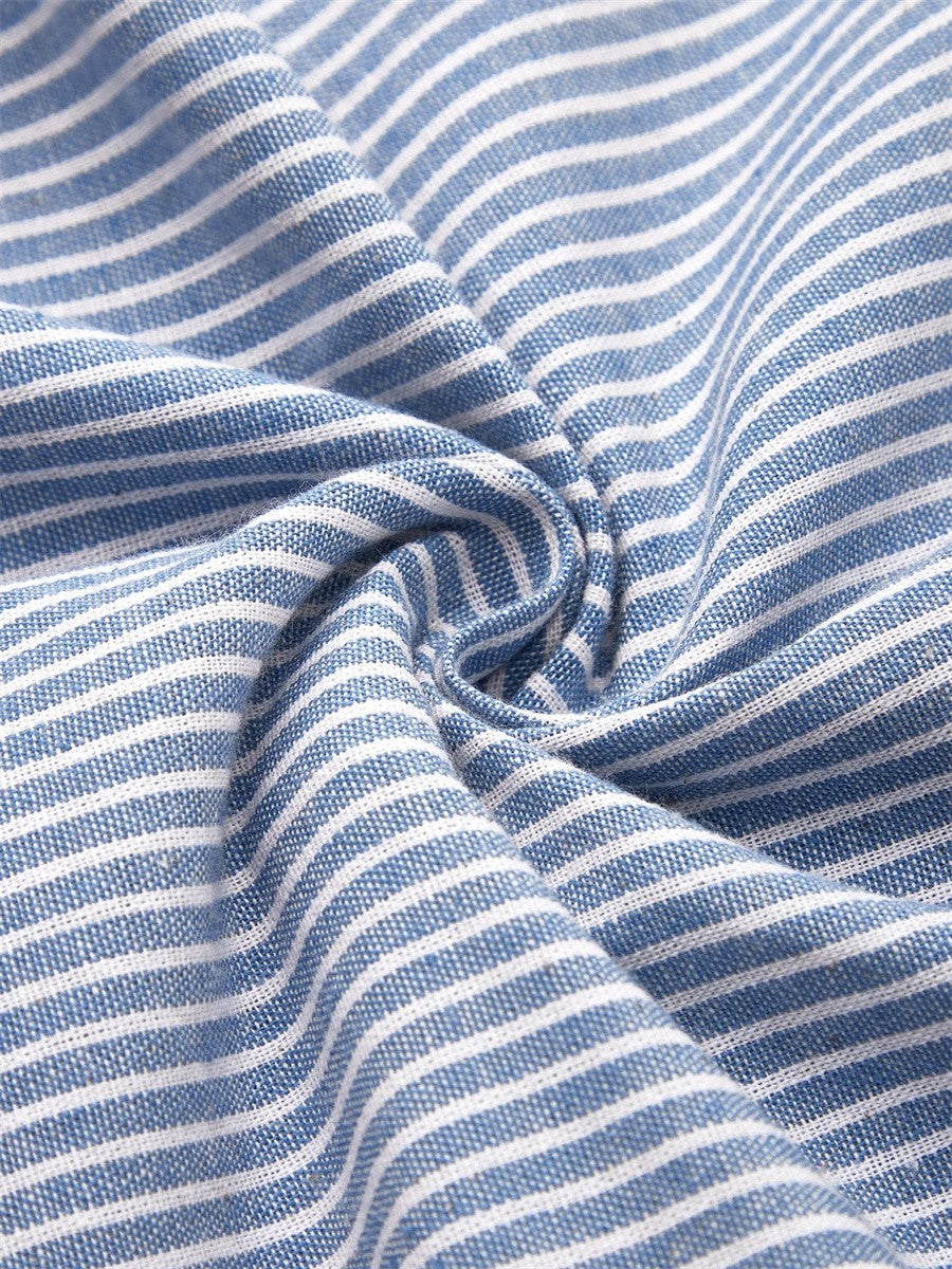 Jara — Vestido midi de rayas