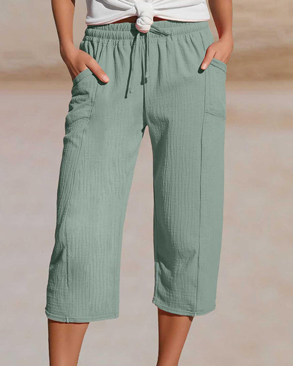 Pantalón capri cómodo