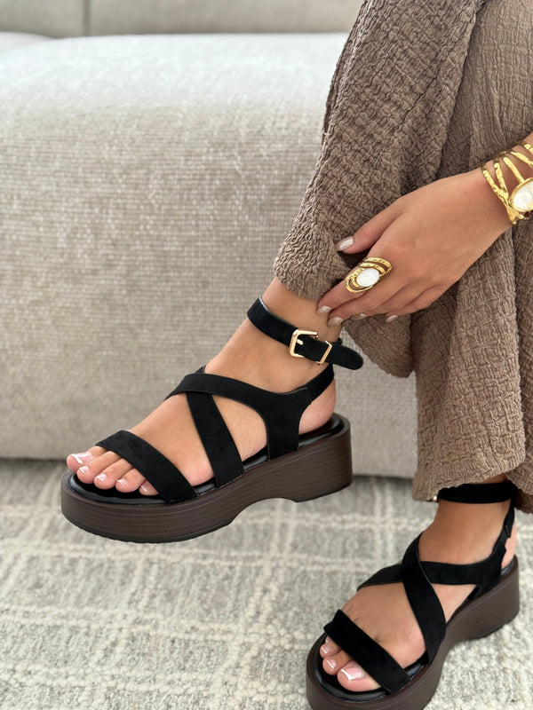 Sandalias negras