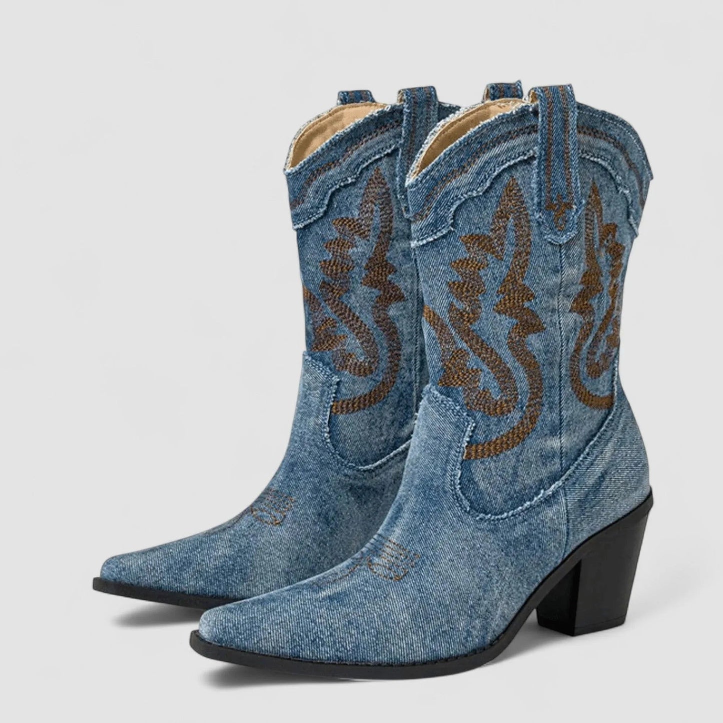 Selena — Botines denim ortopédicos