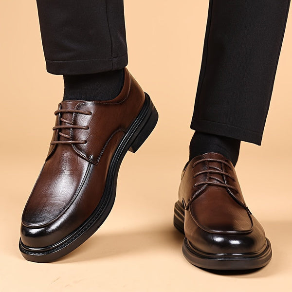 Zapatos derby de cuero con cordones