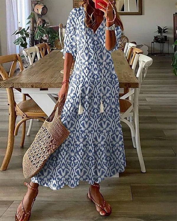 Vestido midi boho