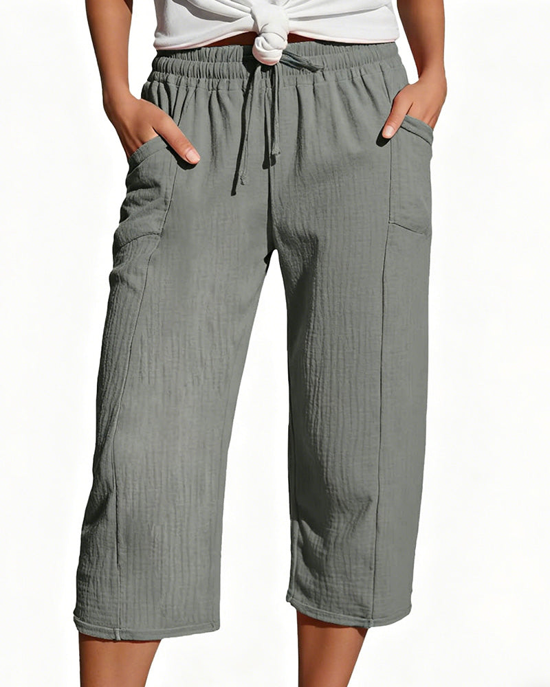 Cecilia — Pantalón capri cómodo