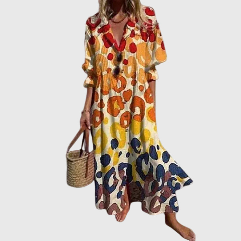 Zahara — Vestido largo bohemio elegante