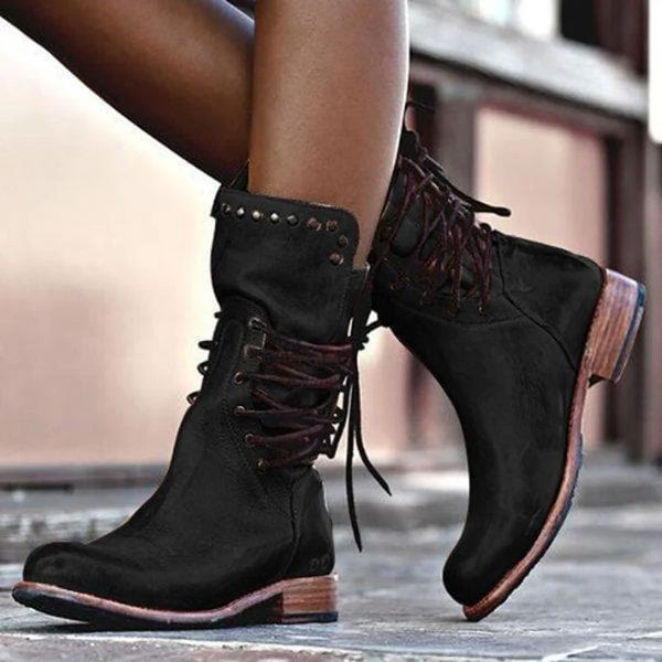 Cíes — Botas vintage con cordones