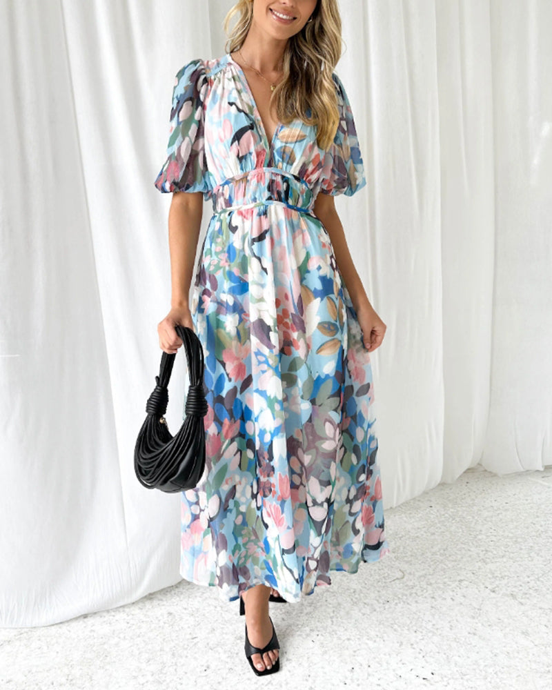 Celine | Vestido femenino con estampado floral