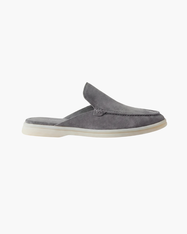 ZAPATOS MULES DE ANTE PORTSIDE - GRIS