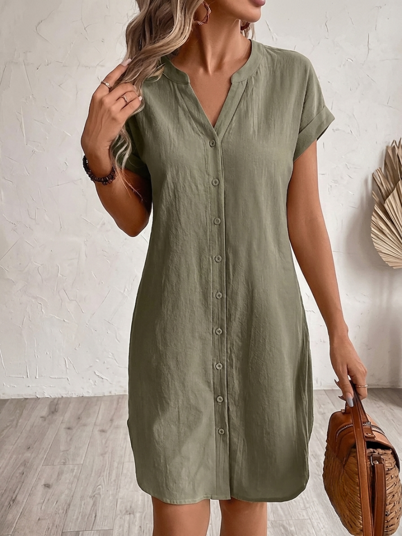 Ramona — Vestido camisero cómodo