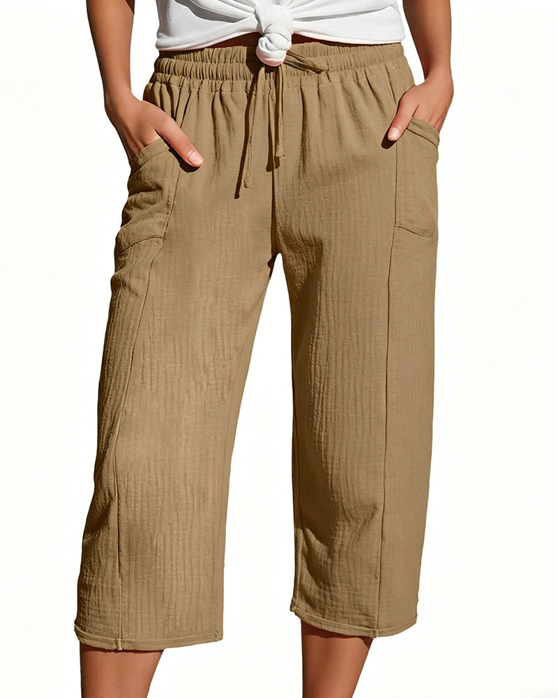 Cecilia — Pantalón capri cómodo