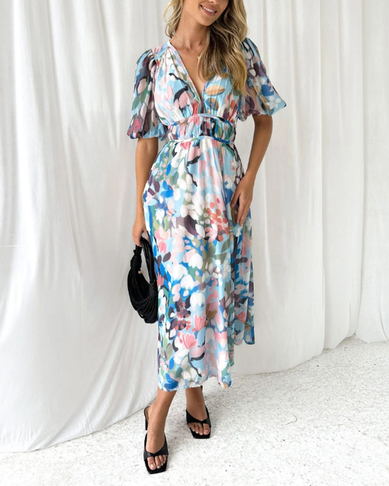 Celine | Vestido femenino con estampado floral