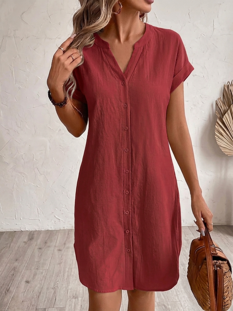 Ramona — Vestido camisero cómodo