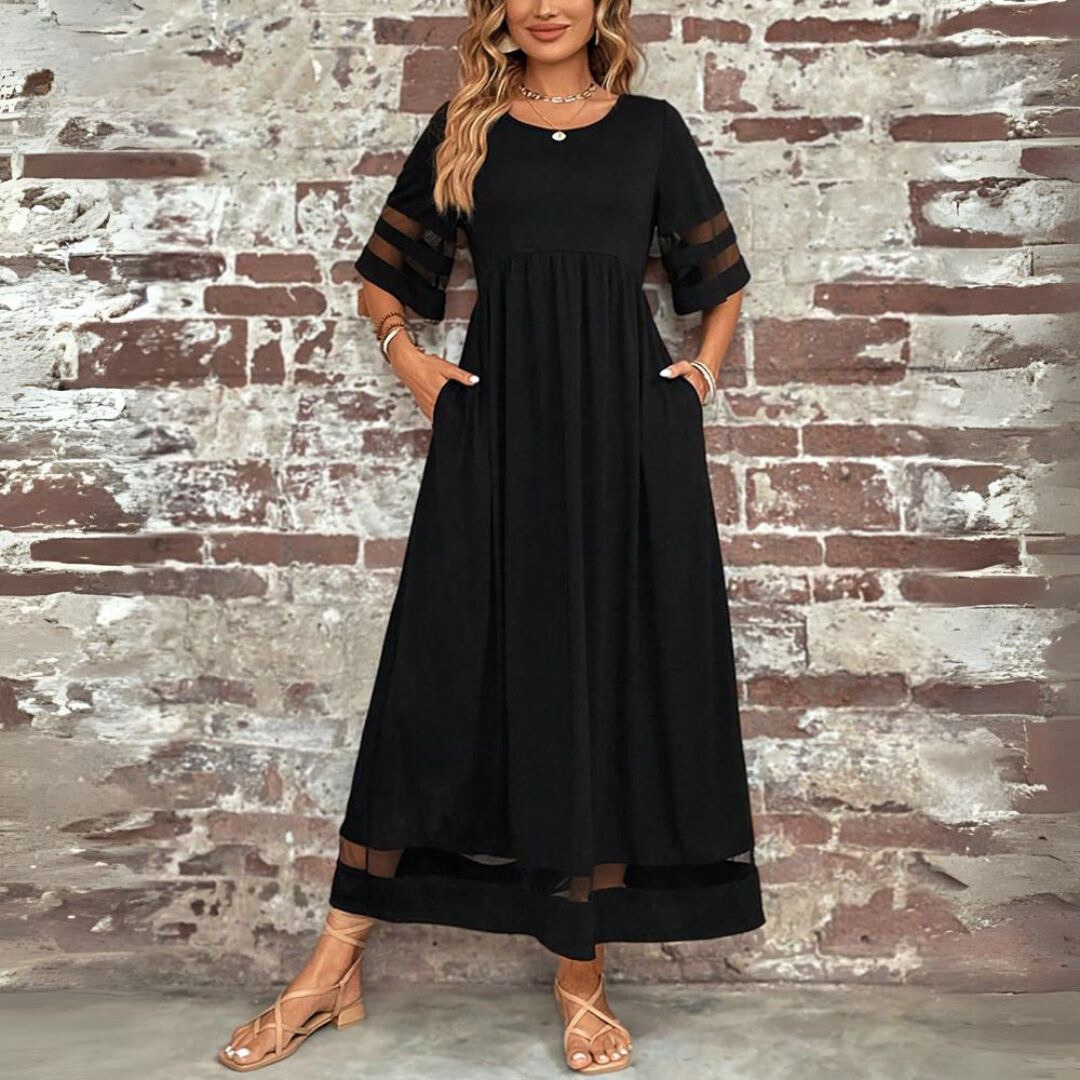 Aura — Vestido midi favorecedor