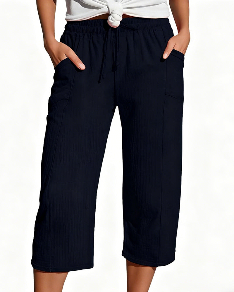 Cecilia — Pantalón capri cómodo