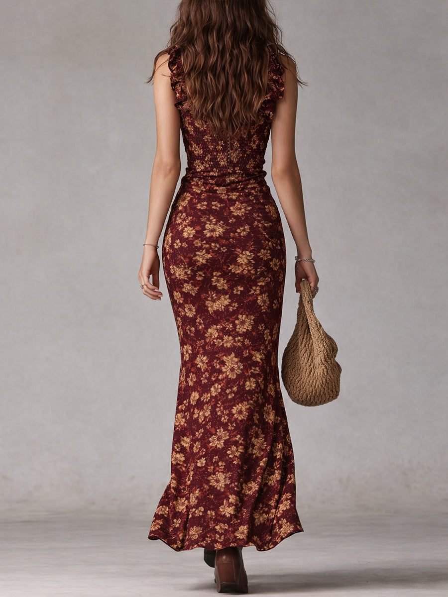 Mayfair | Vestido largo elegante de estilo retro