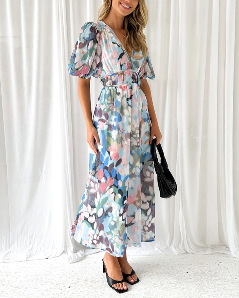 Celine | Vestido femenino con estampado floral