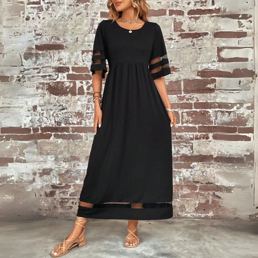Aura — Vestido midi favorecedor