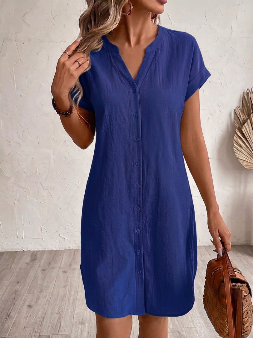 Ramona — Vestido camisero cómodo