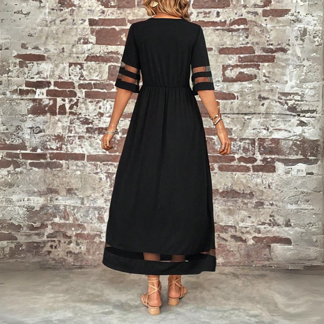 Aura — Vestido midi favorecedor