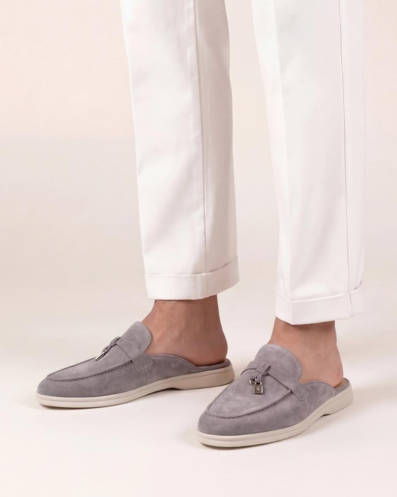 MULES DE ANTE SEASIDE - GRIS CLARO