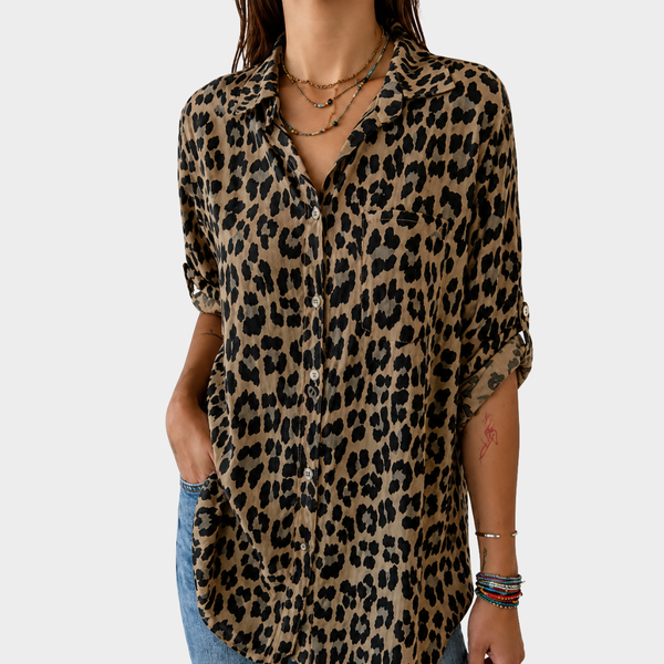 Blusa safari chic