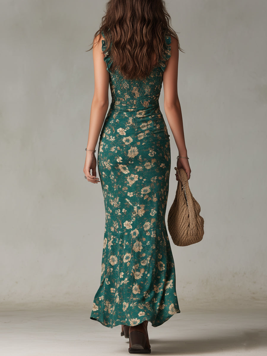 Mayfair | Vestido largo elegante de estilo retro