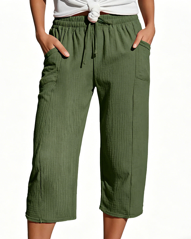 Cecilia — Pantalón capri cómodo