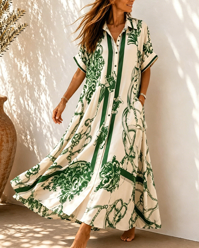 Emilia — Vestido de verano con detalles vintage
