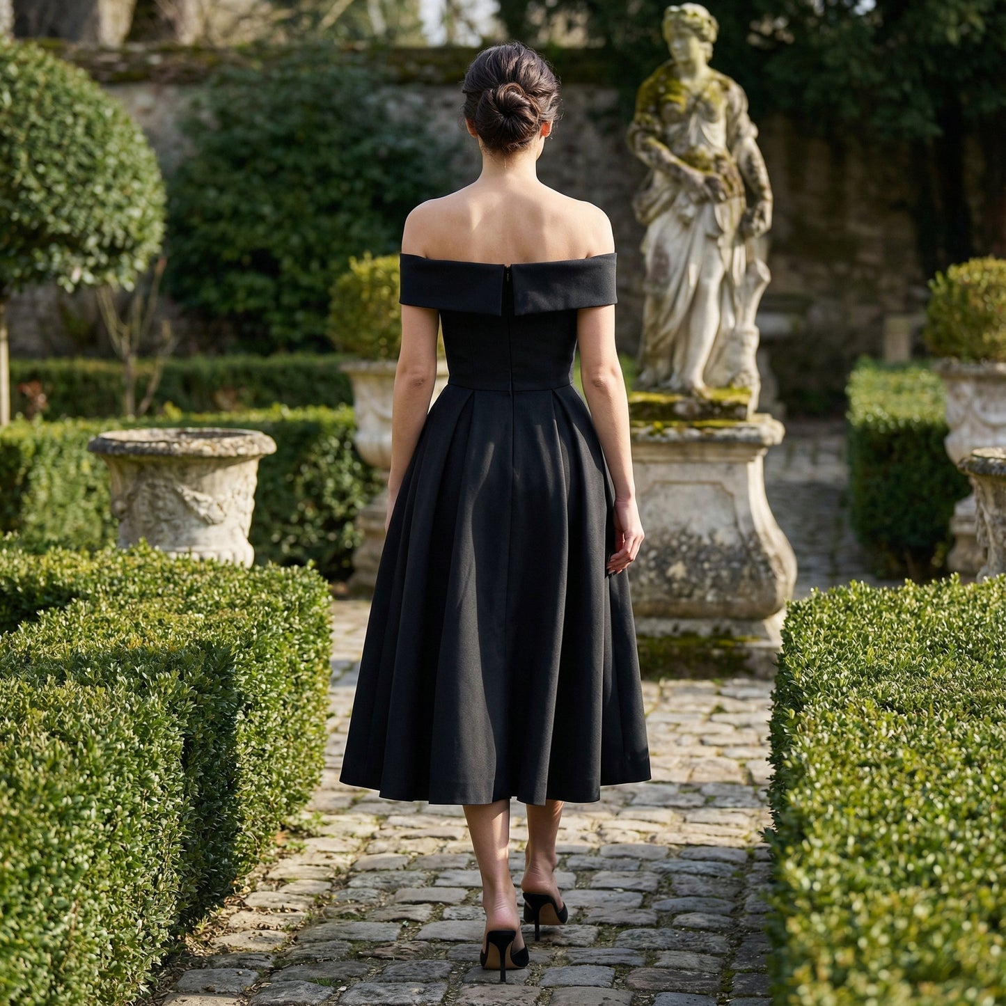 Minerva — Vestido midi elegante y fácil de llevar