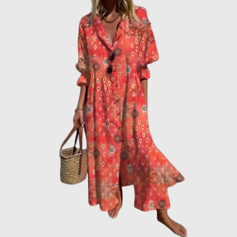 Zahara — Vestido largo bohemio elegante