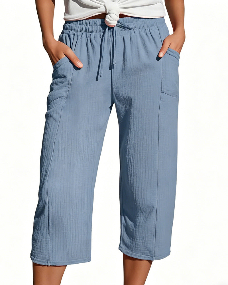 Cecilia — Pantalón capri cómodo