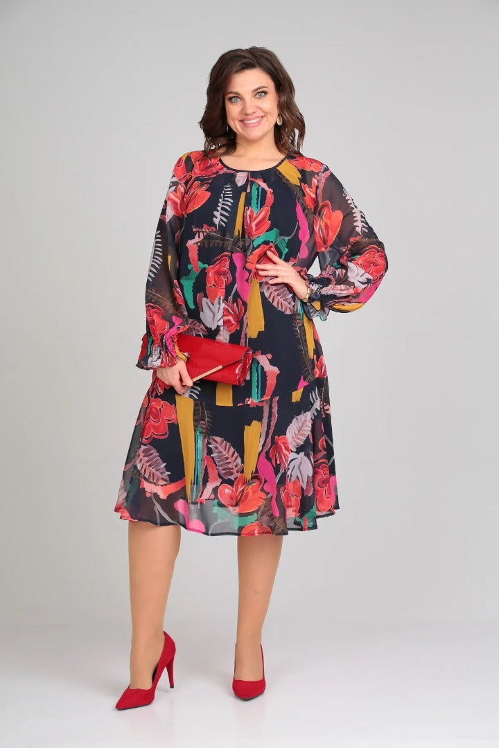 Florida — Vestido floral elegante