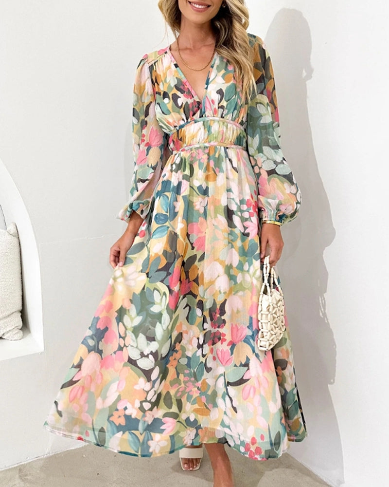 Celine | Vestido femenino con estampado floral