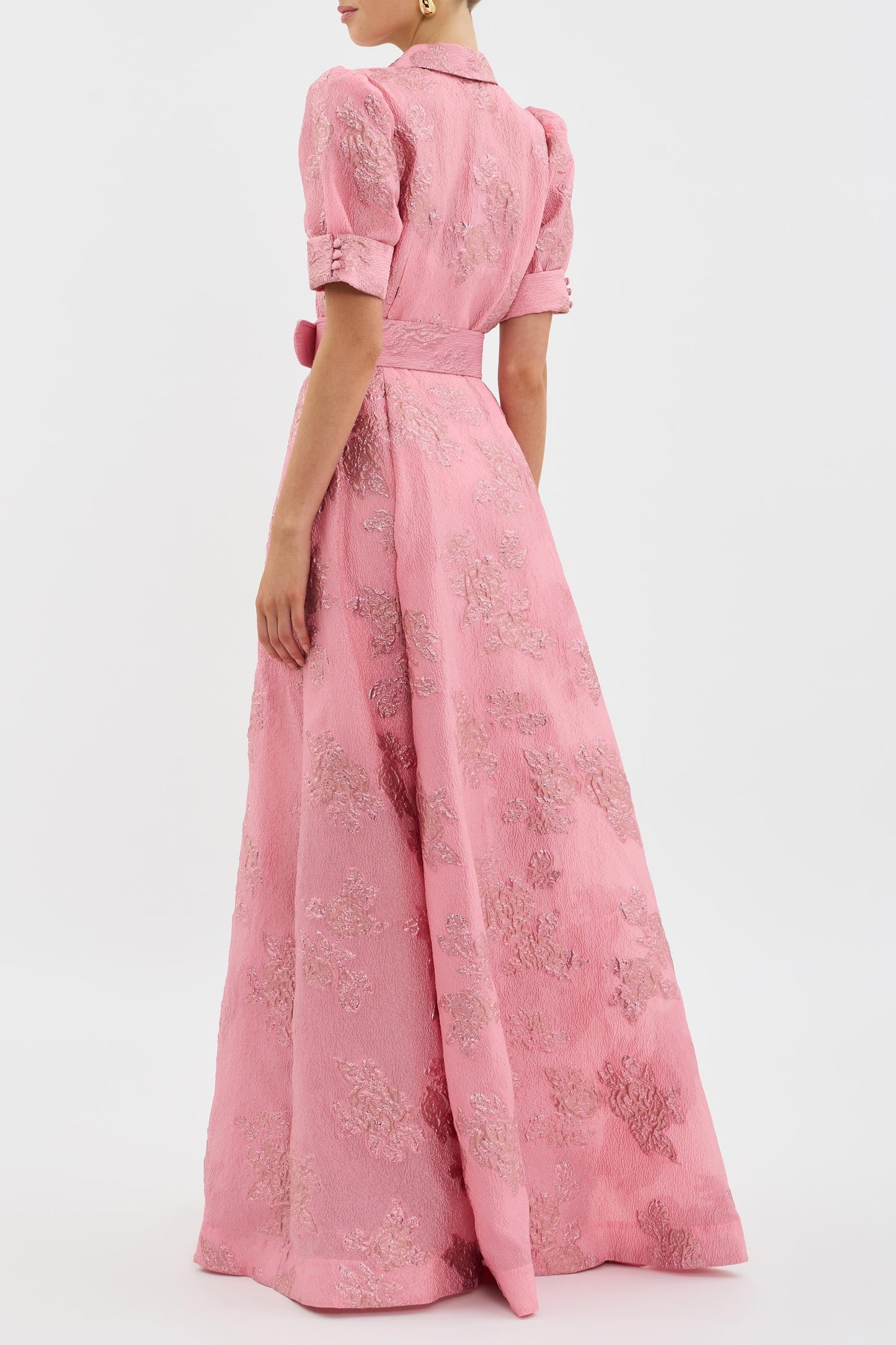 Aria | Vestido corto con mangas abullonadas