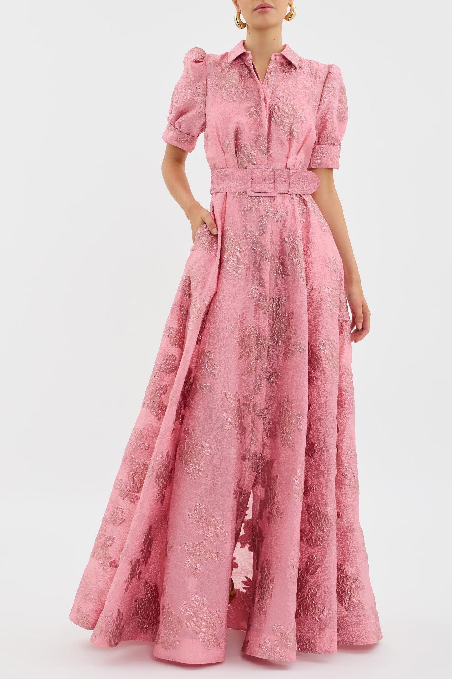 Aria | Vestido corto con mangas abullonadas