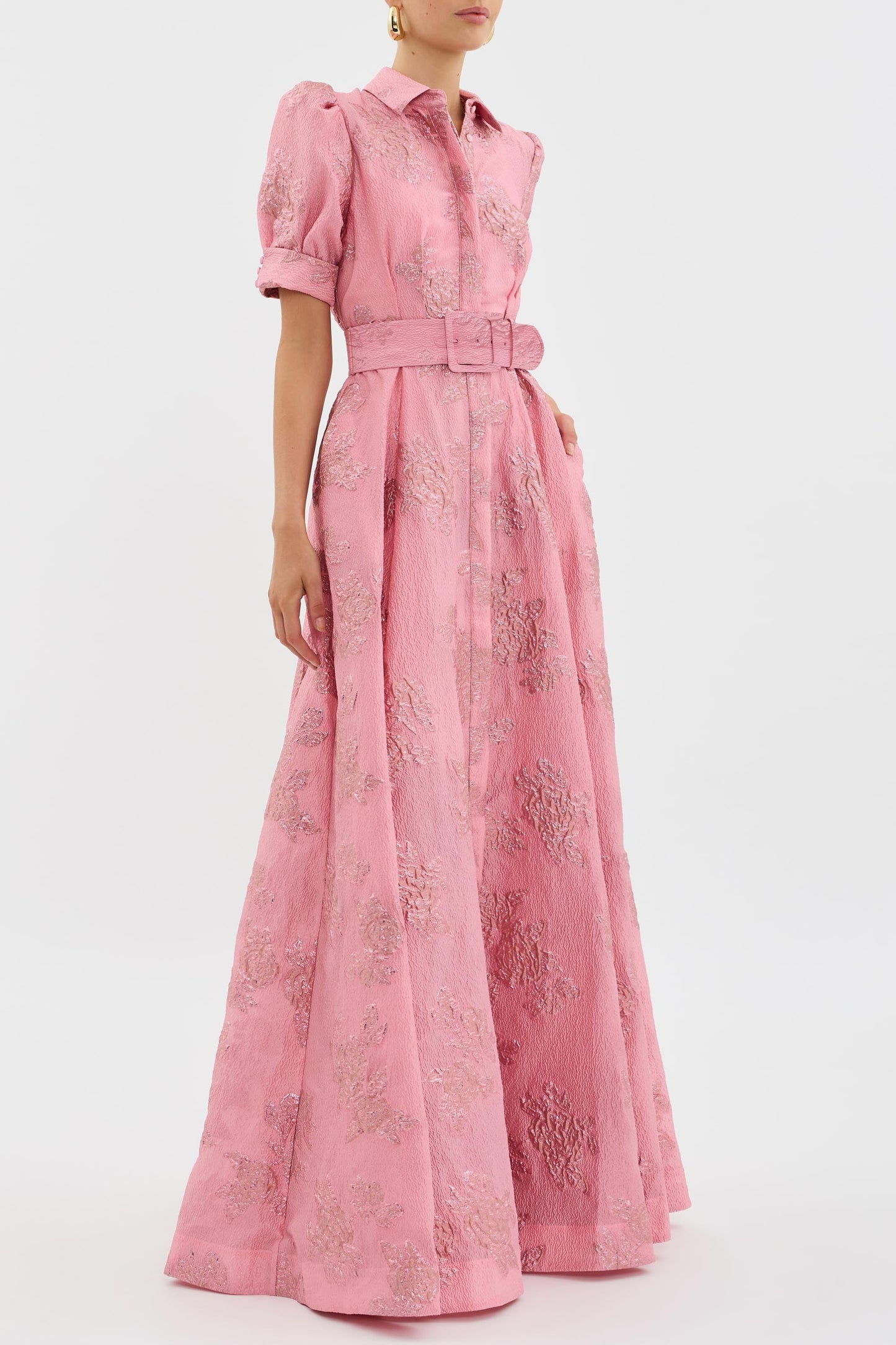 Aria | Vestido corto con mangas abullonadas