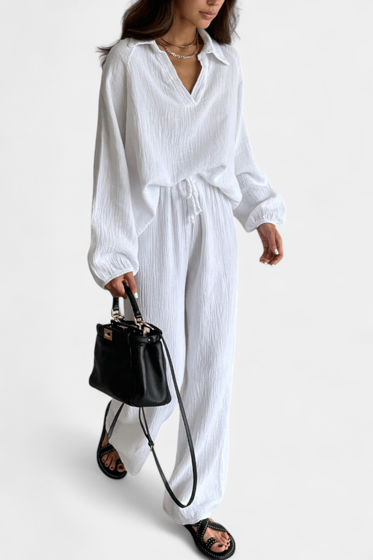 Regina — Conjunto elegante de dos piezas