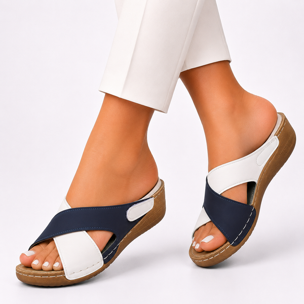 Sandalias confort de tiras