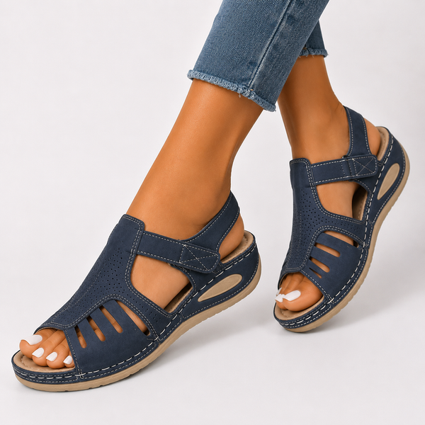 Sandalias confort de piel suave