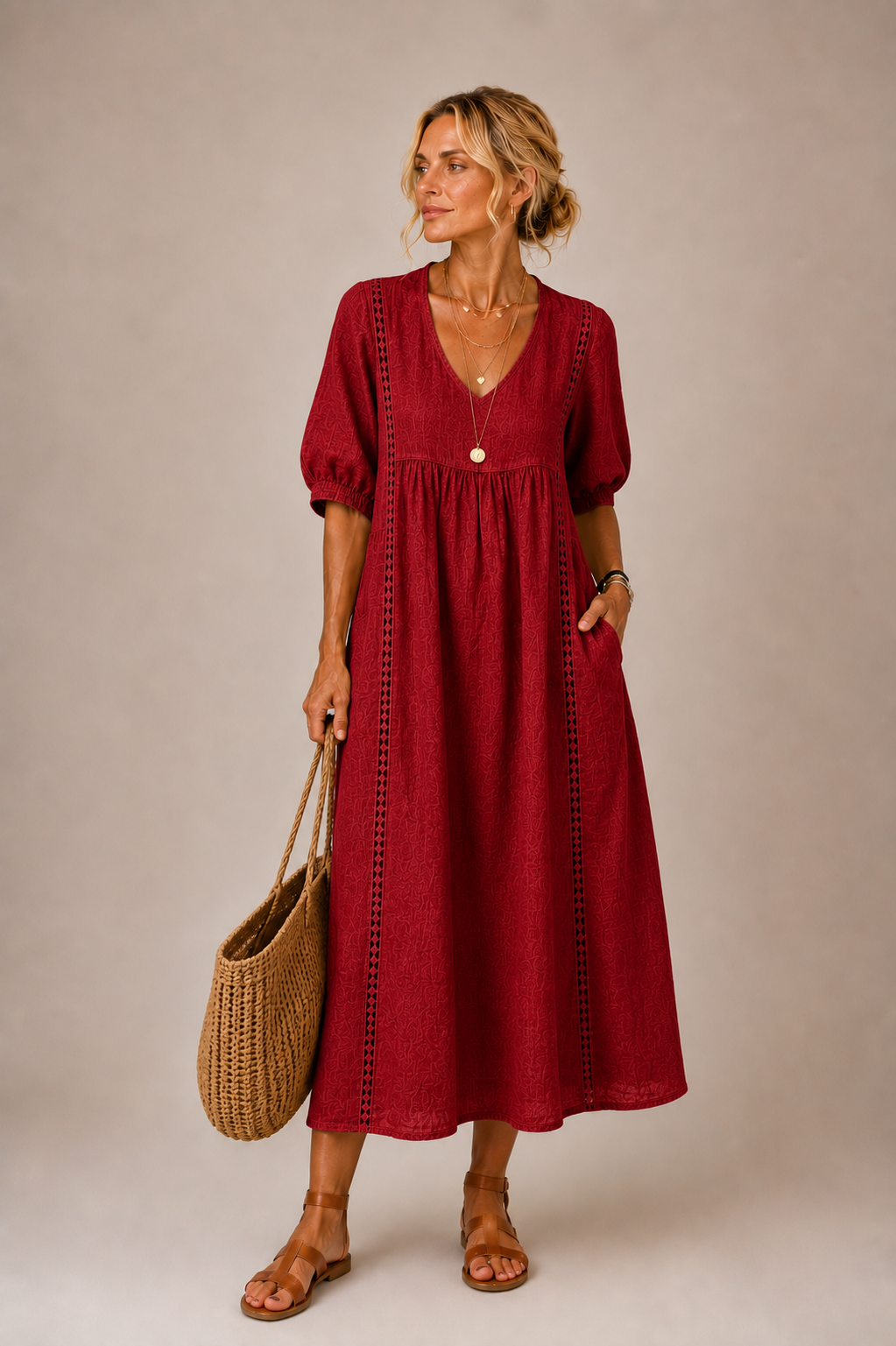 Carla — Vestido midi de verano