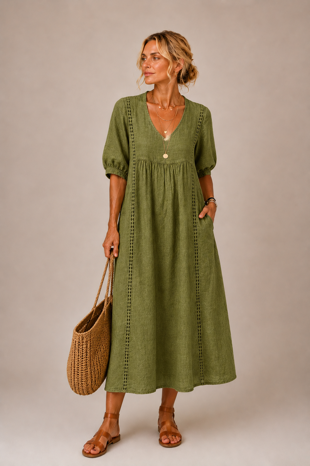 Carla — Vestido midi de verano