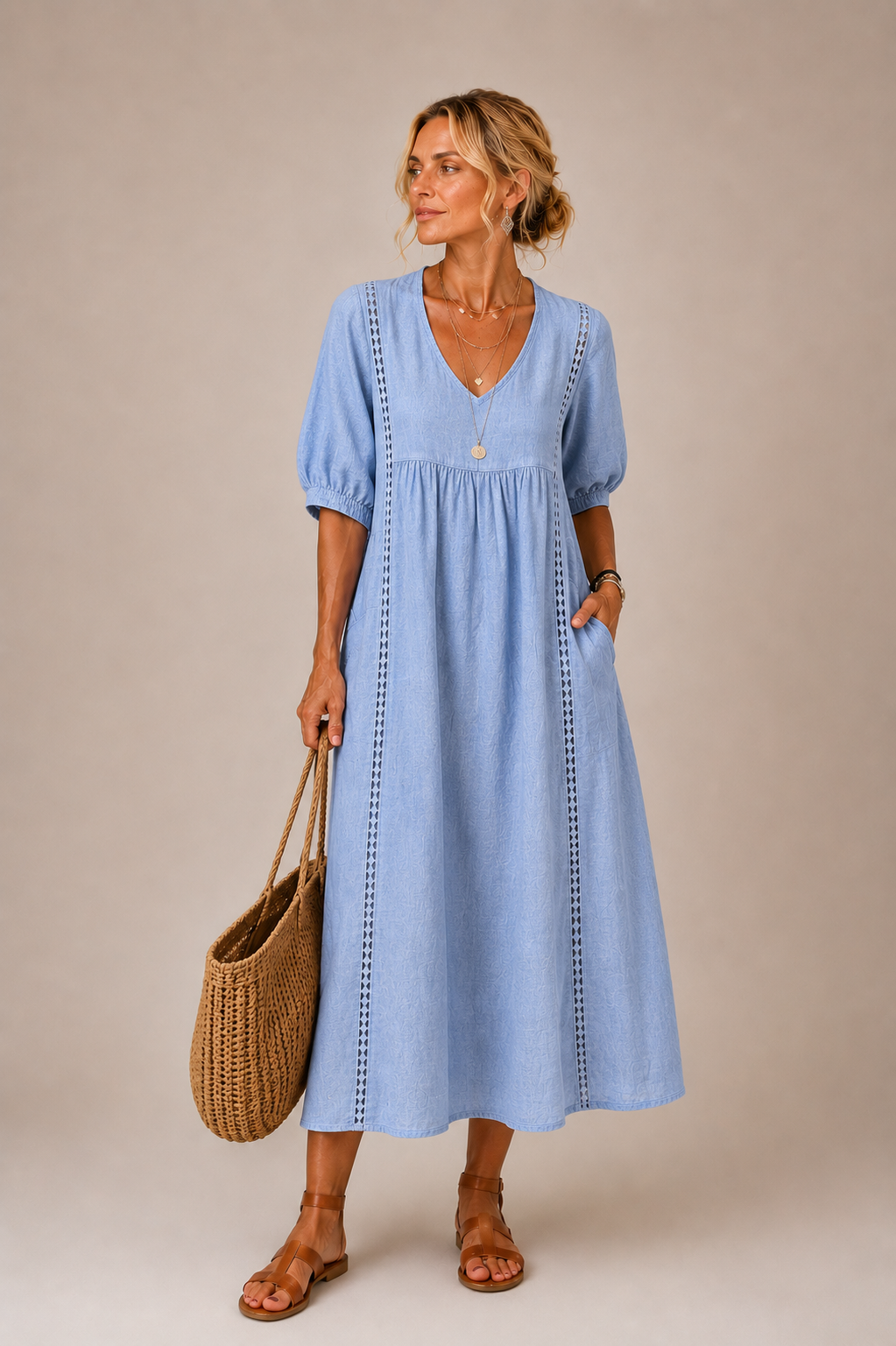 Carla — Vestido midi de verano