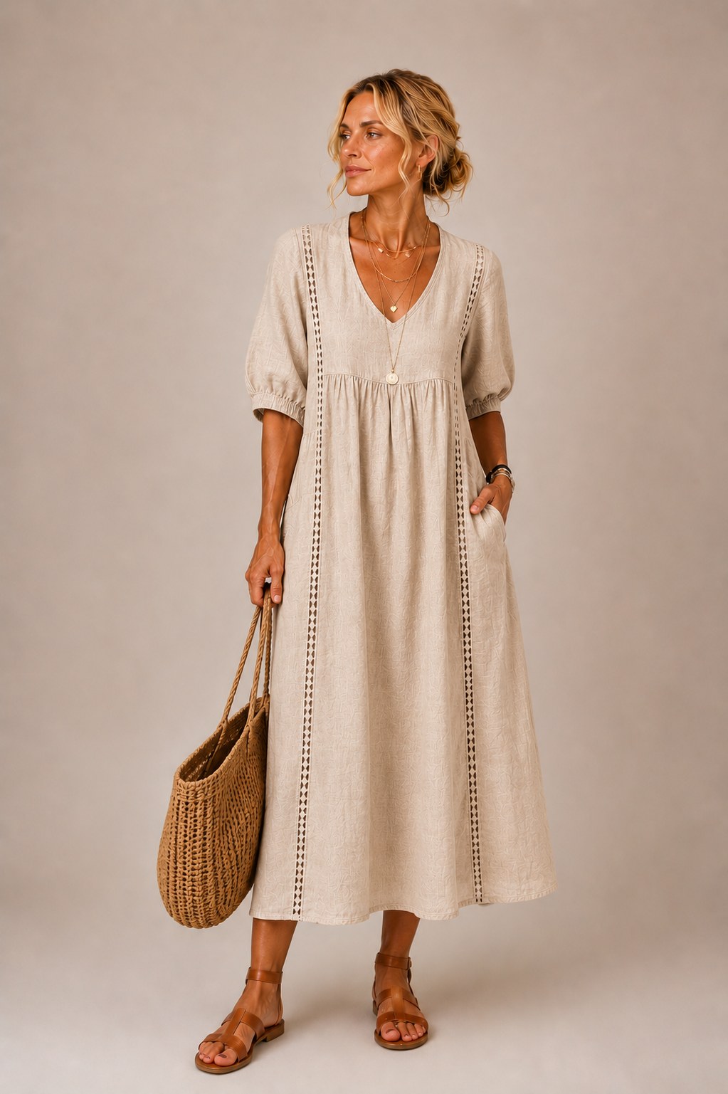 Carla — Vestido midi de verano