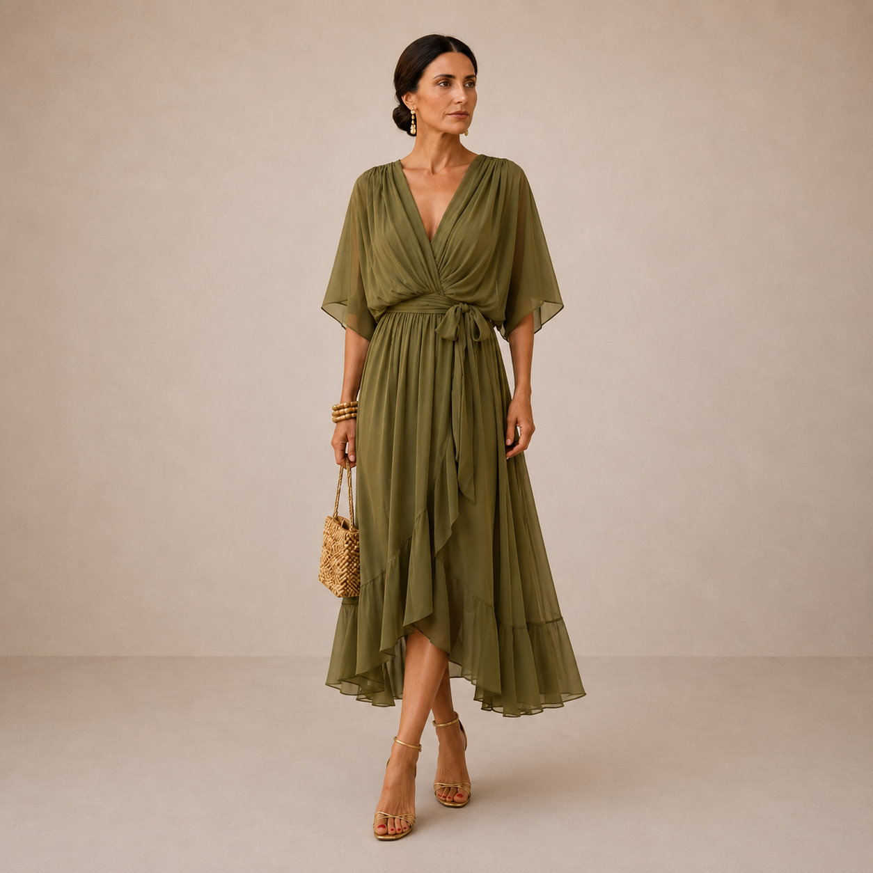 Mónica — Vestido midi