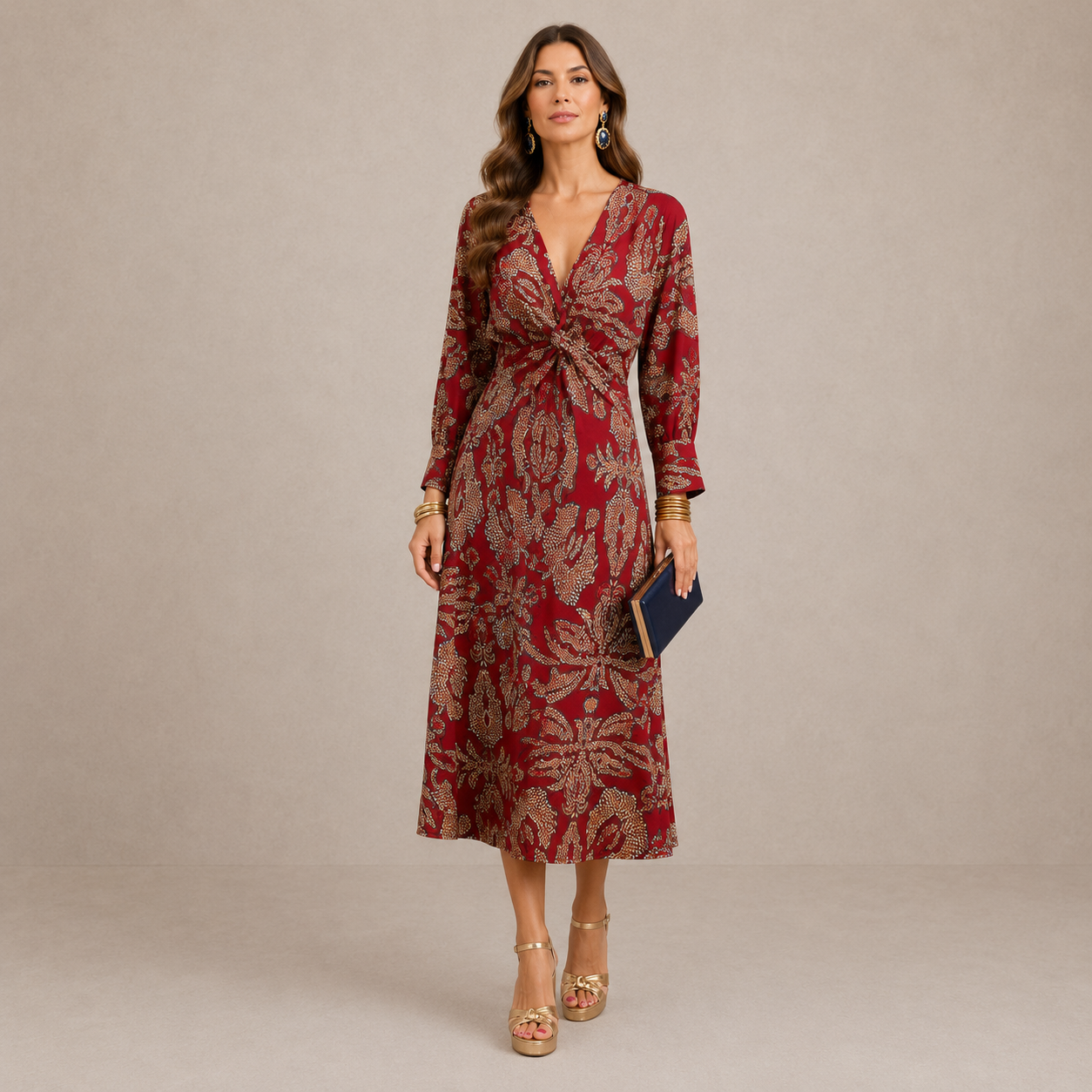 Elowena — Vestido midi